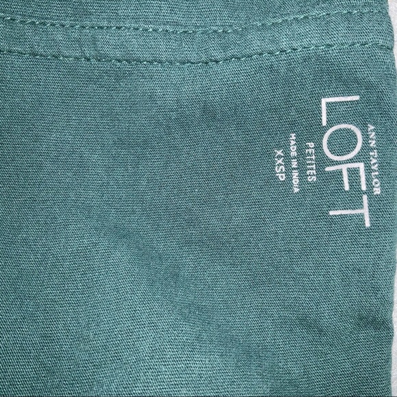 Ann Taylor loft green sequin scoop neck tee - Picture 5 of 8